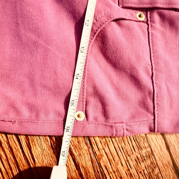 Versace Collection Imported Purple Cotton Embroidered Pocket Detail Jeans - Picture 6 of 12